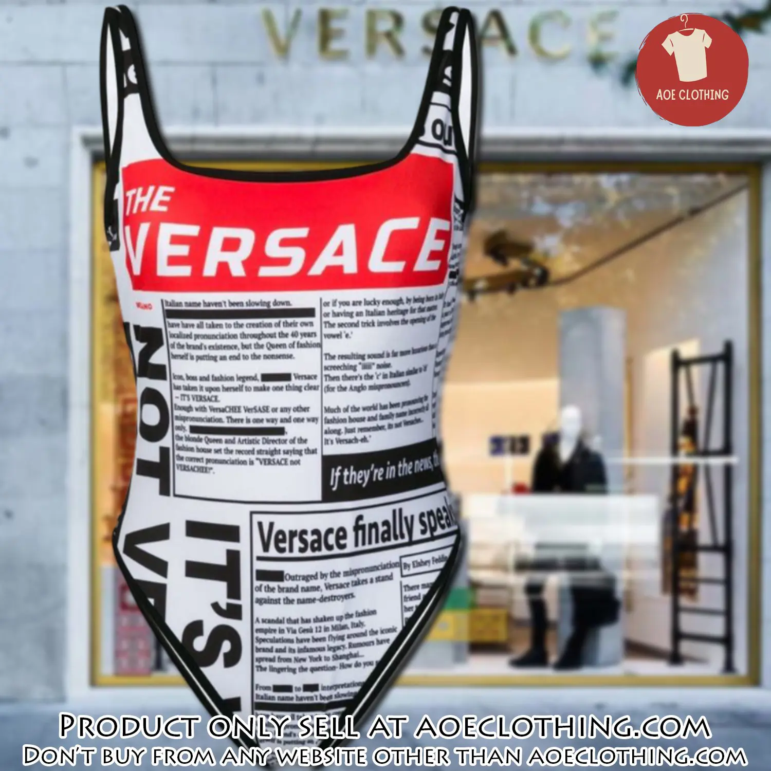 Versace swimwear beachwear one piece swimsuit osw1077 aoe2547455